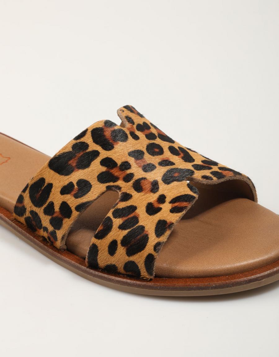 Animal Print Sandalias Marca Porronet Sandalias Online En Zacaris