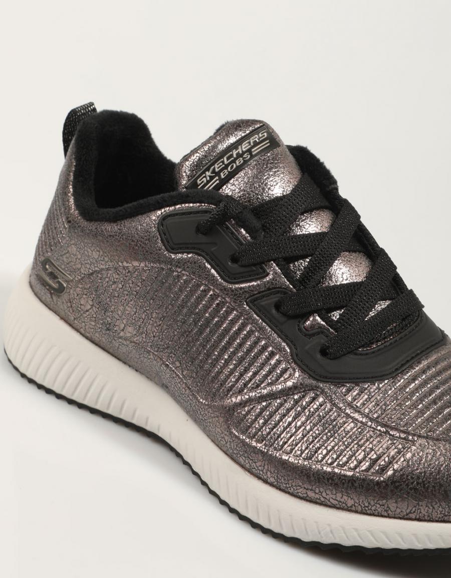 SKECHERS BOBS SPORT SQUAD, ZAPATILLAS Plata 85941 – Mayka