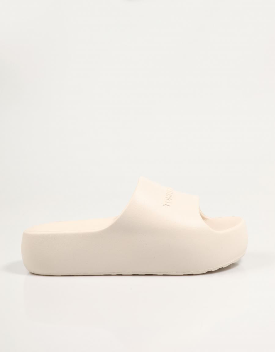 CHANCLAS TOMMY HILFIGER WAVE TJW CHUNKY POOL SLIDE ESS en color Beige
