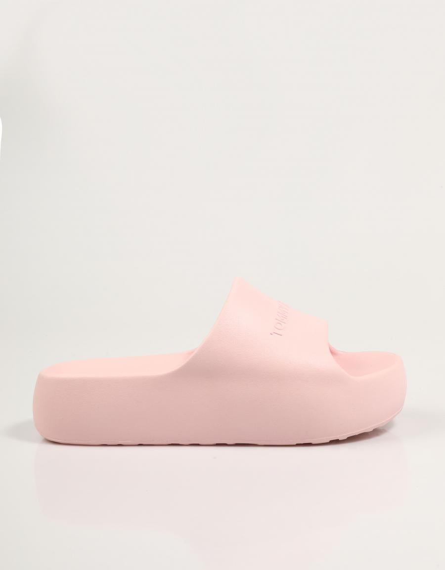 CHANCLAS TOMMY HILFIGER WAVE TJW CHUNKY POOL SLIDE ESS en color Rosa