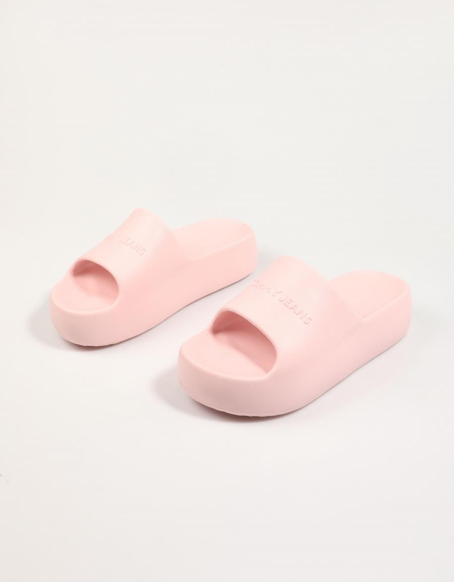CHANCLAS TOMMY HILFIGER WAVE TJW CHUNKY POOL SLIDE ESS en color Rosa