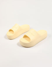 CHANCLAS TOMMY HILFIGER WAVE TJW CHUNKY POOL SLIDE ESS en color Amarillo