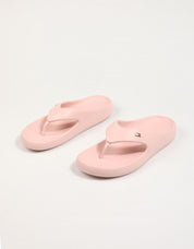 CHANCLAS TOMMY HILFIGER ISLA TH COMFORT BEACH SANDAL en color Rosa