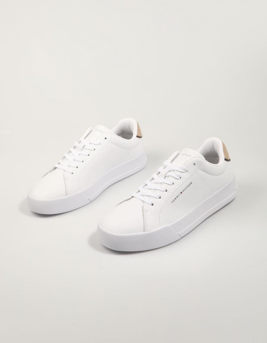 ZAPATILLAS TOMMY HILFIGER TH COURT LT WHITE