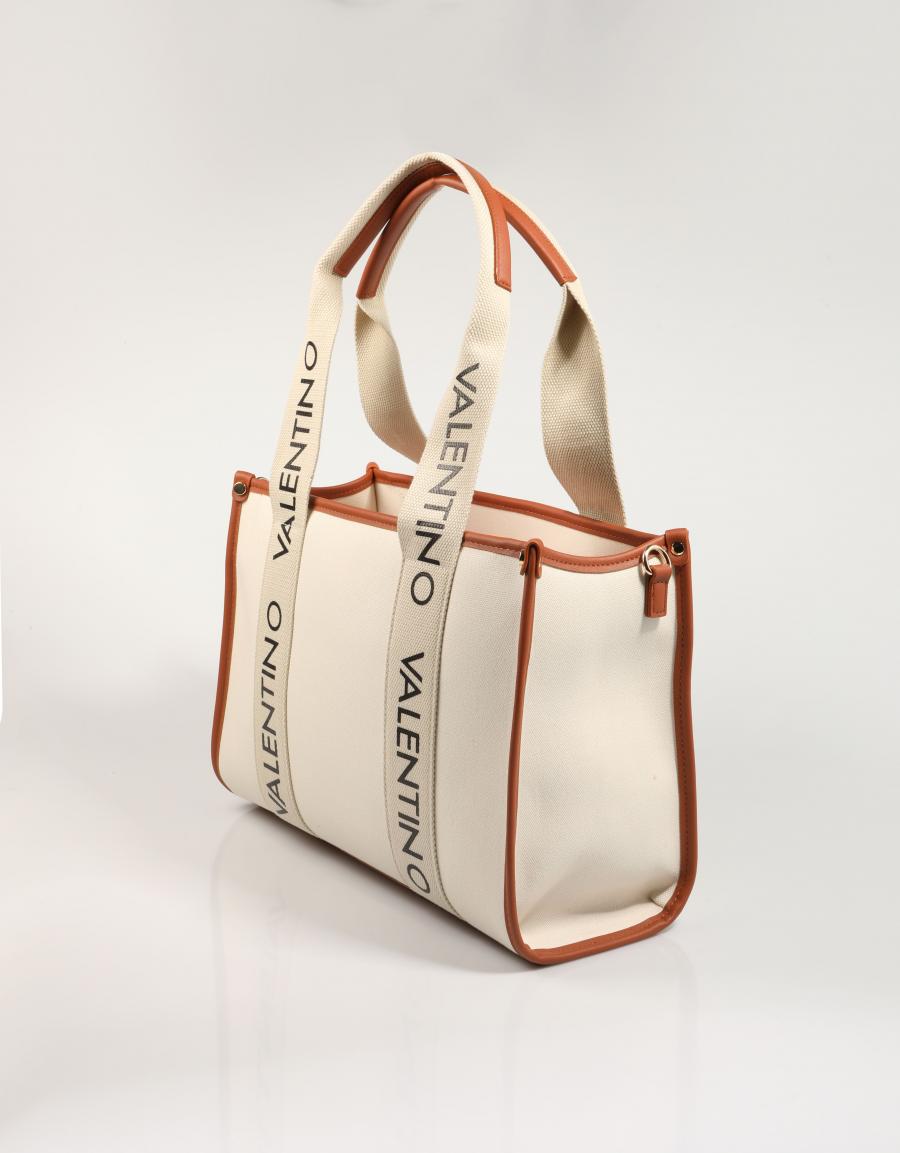 BOLSO VALENTINO CANDLE SHOPPING en color Beige