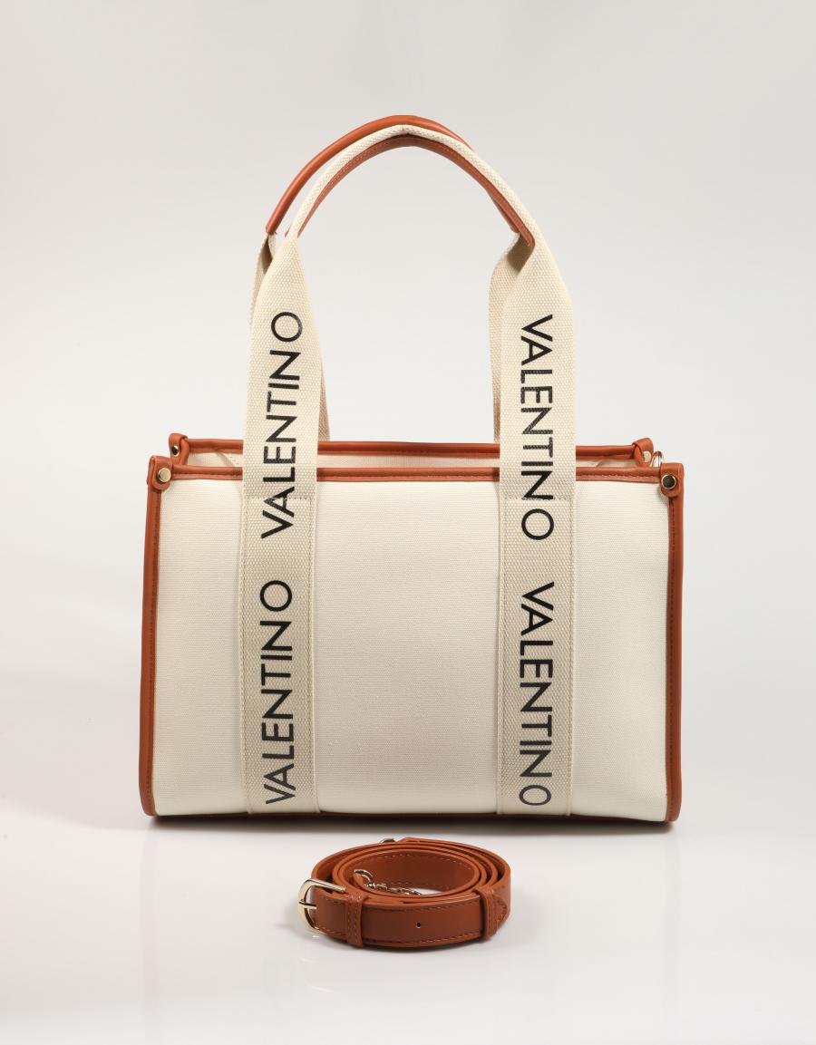 BOLSO VALENTINO CANDLE SHOPPING en color Beige