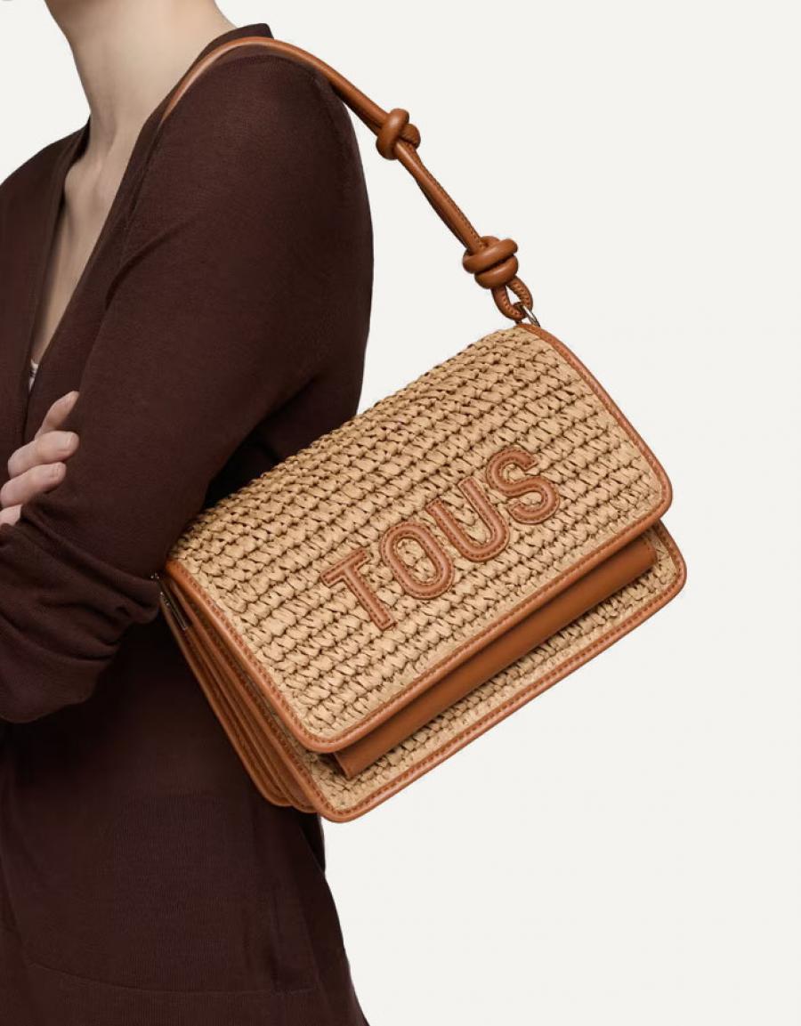 BOLSO TOUS AUDREE BANDOLERA M en color Beige