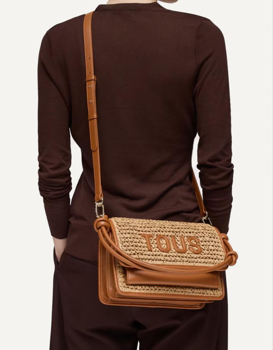 BOLSO TOUS AUDREE BANDOLERA M en color Beige