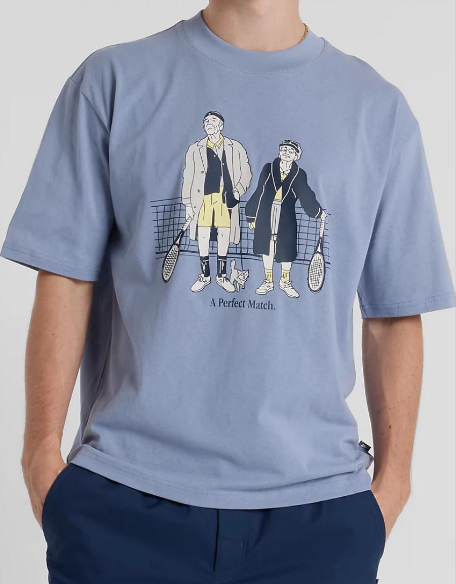 CAMISETA NEW BALANCE MT51412 en color Azul marino