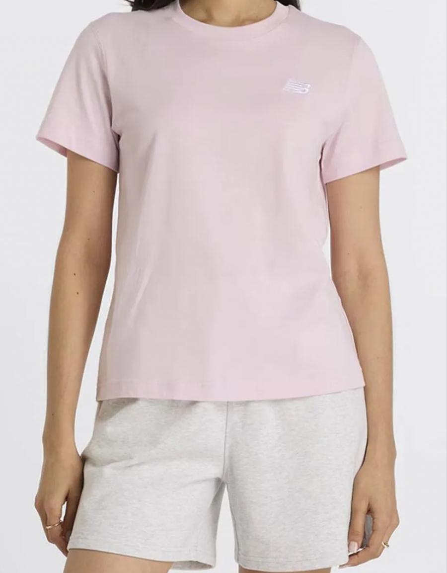 CAMISETA NEW BALANCE WT41509 en color Rosa