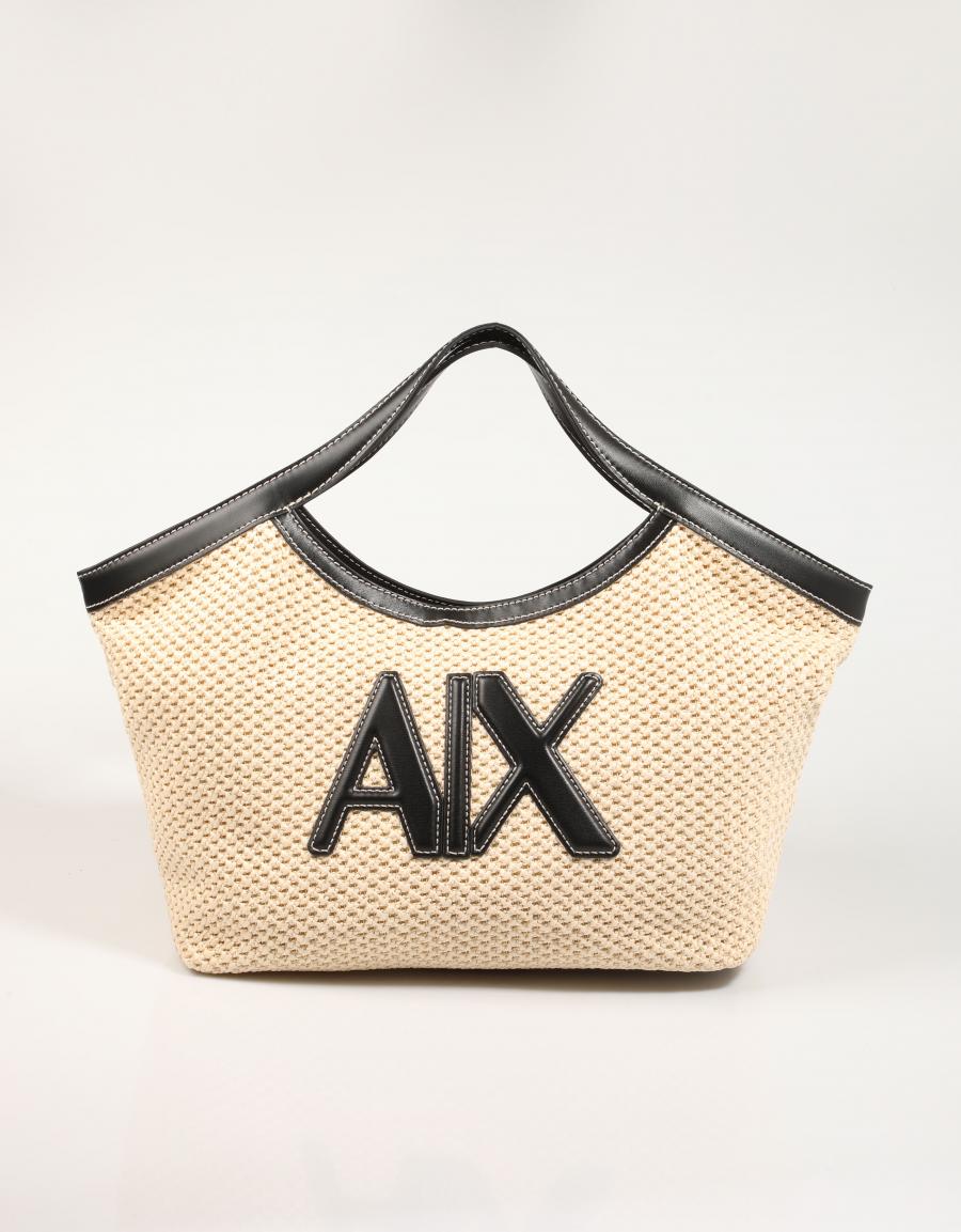 BOLSO ARMANI BAGS AF12591 M1013 en color Beige