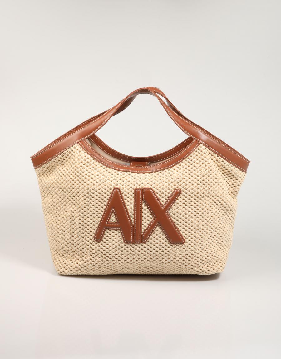 BOLSO ARMANI BAGS AF12591 M1013 en color Cuero