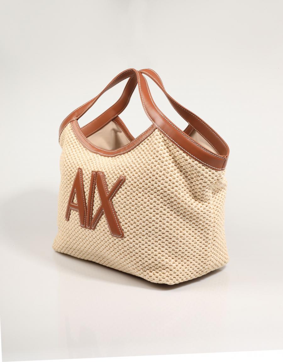 BOLSO ARMANI BAGS AF12591 M1013 en color Cuero