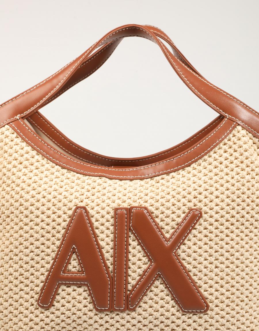 BOLSO ARMANI BAGS AF12591 M1013 en color Cuero