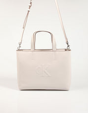 BOLSO CALVIN KLEIN MINI TOTE en color Beige