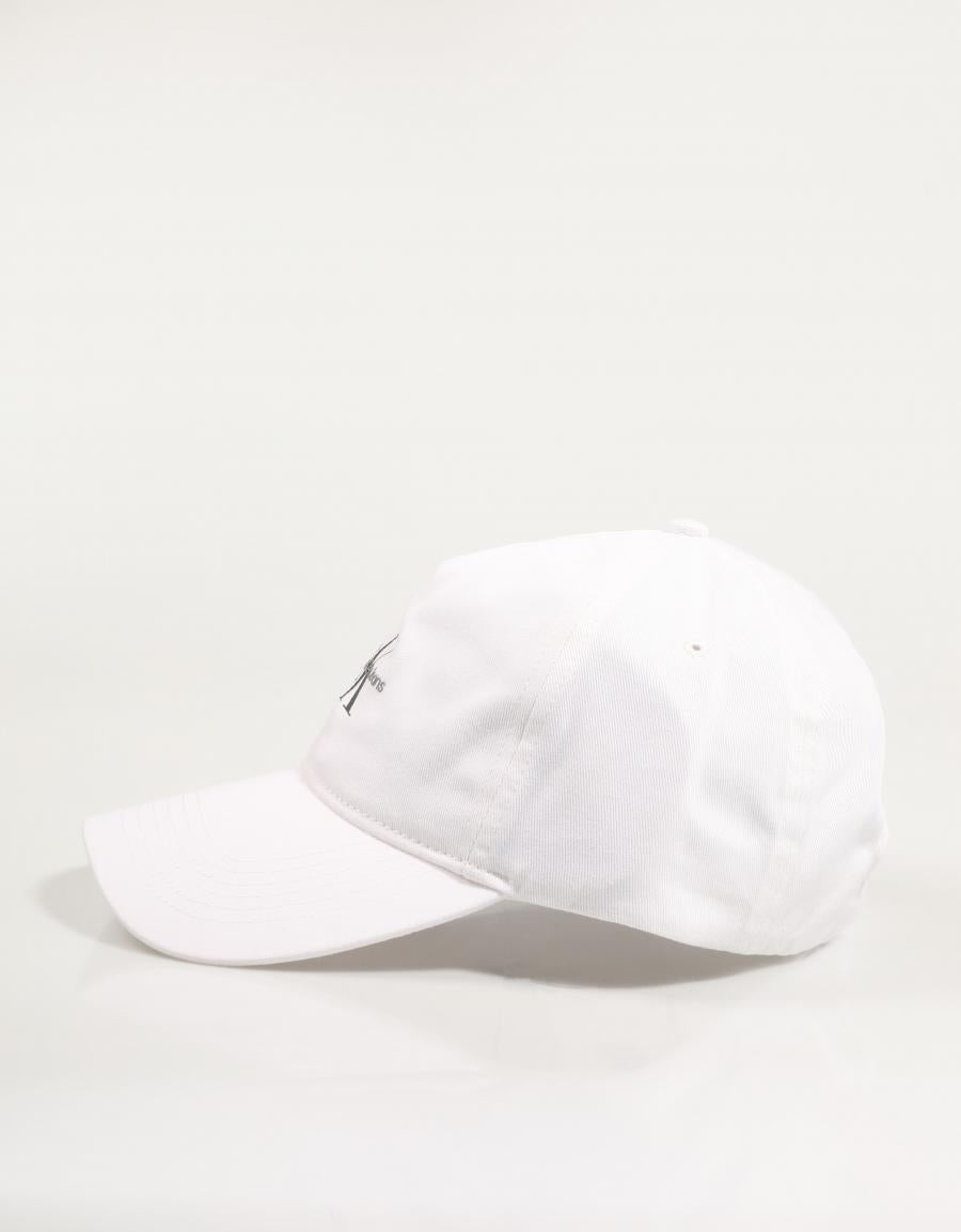 GORRA CALVIN KLEIN MONO LOGO 5 PANEL CAP en color Blanco