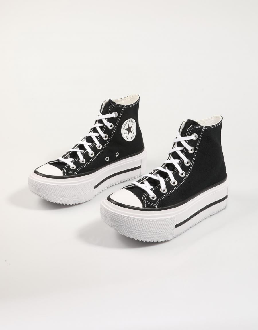 ZAPATILLAS CONVERSE CHUCK TAYLOR ALL STAR LIFT DOUBL en color Negro