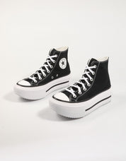 ZAPATILLAS CONVERSE CHUCK TAYLOR ALL STAR LIFT DOUBL en color Negro