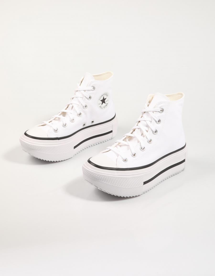 ZAPATILLAS CONVERSE CHUCK TAYLOR ALL STAR LIFT DOUBL en color Blanco