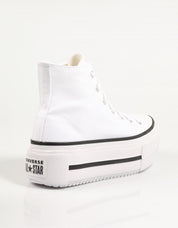 ZAPATILLAS CONVERSE CHUCK TAYLOR ALL STAR LIFT DOUBL en color Blanco