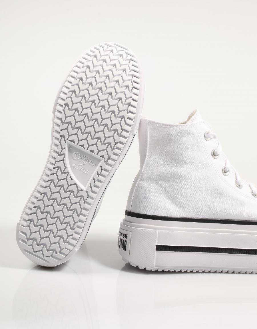 ZAPATILLAS CONVERSE CHUCK TAYLOR ALL STAR LIFT DOUBL en color Blanco