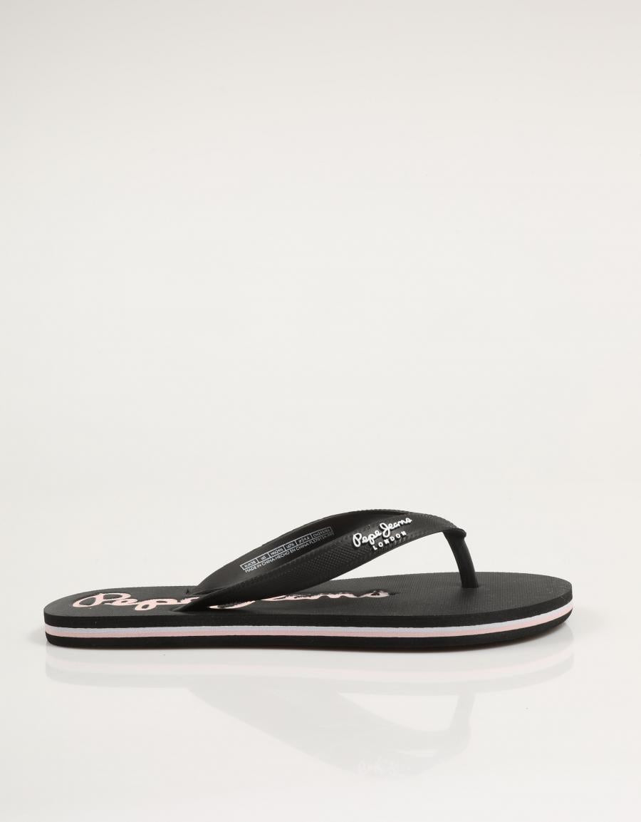CHANCLAS PEPE JEANS BAY BEACH PLS70124 en color Negro