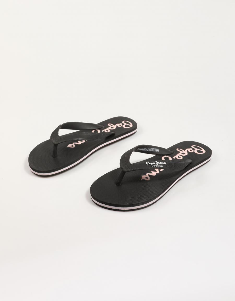 CHANCLAS PEPE JEANS BAY BEACH PLS70124 en color Negro