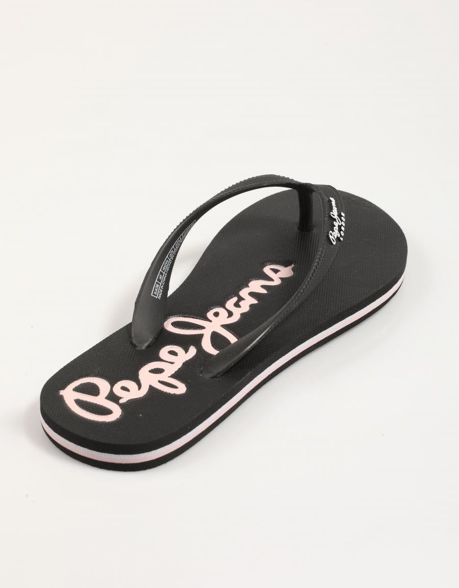 CHANCLAS PEPE JEANS BAY BEACH PLS70124 en color Negro