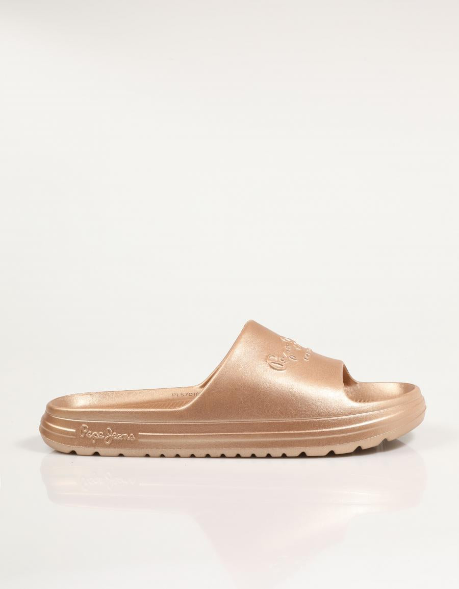 CHANCLAS PEPE JEANS BEACH SLIDE M en color Oro