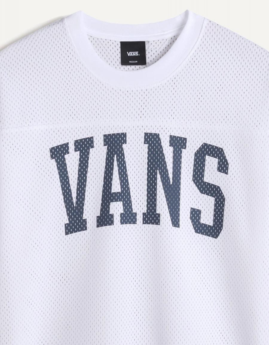 CAMISETA VANS ARCHED FOOTBALL JERSEY en color Blanco