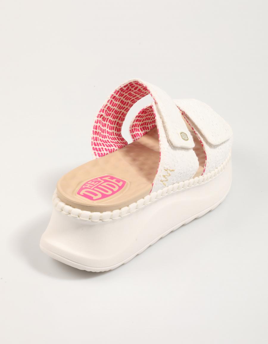 SANDALIAS DUDE DELRAY SLIDE EYELET