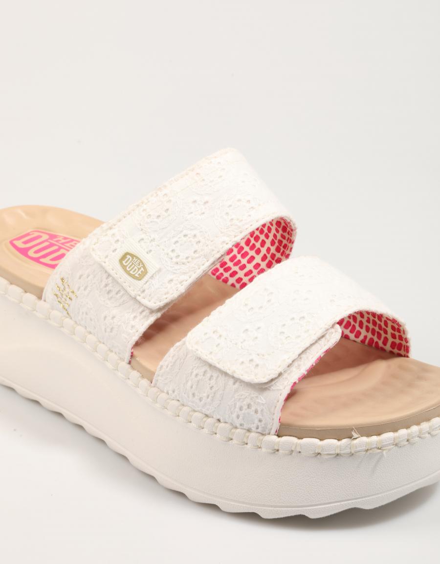 SANDALIAS DUDE DELRAY SLIDE EYELET