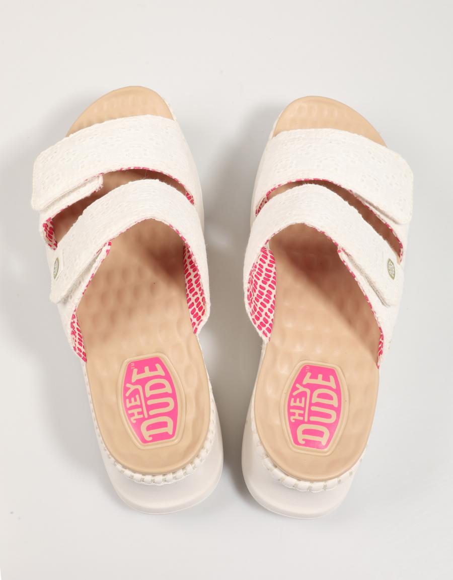 SANDALIAS DUDE DELRAY SLIDE EYELET