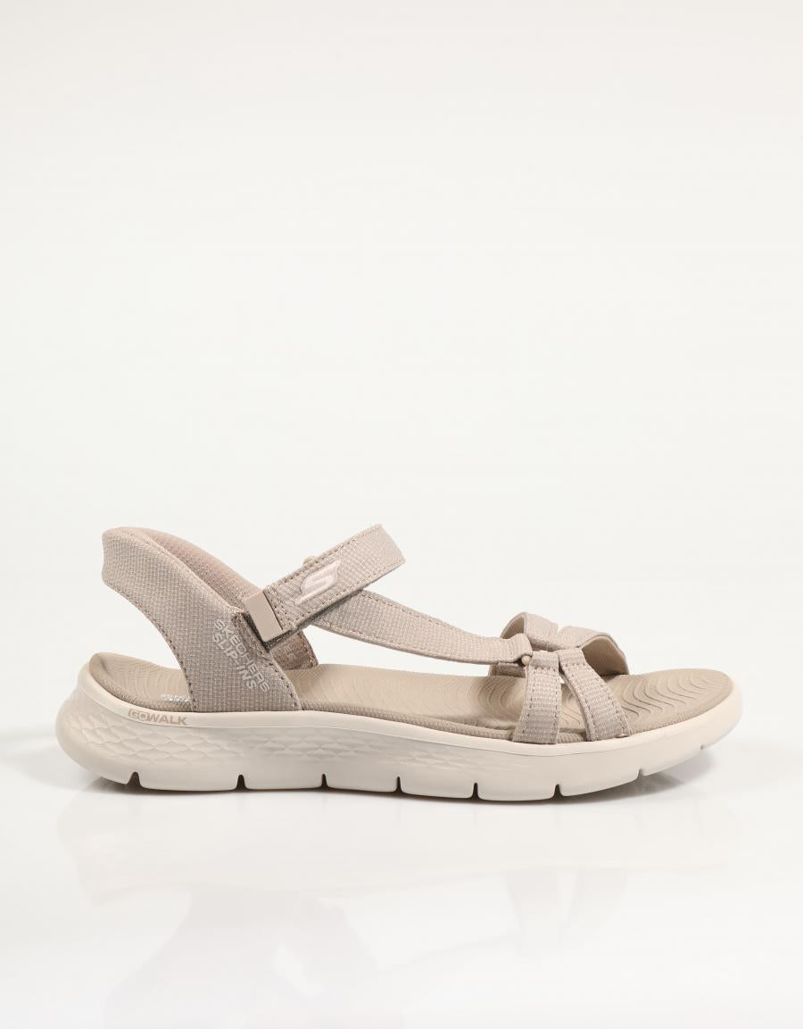 Skechers 141481 sandals in taupe color