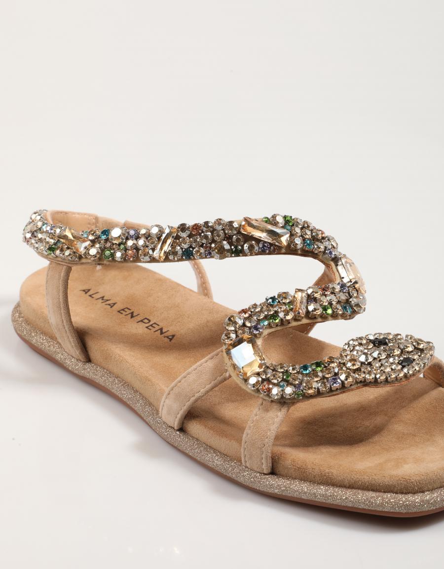 Sandalias Planas Alma En Pena Contacto ALMA EN PENA 1605
