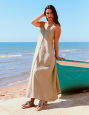 SANDALIAS 1973 in Beige color