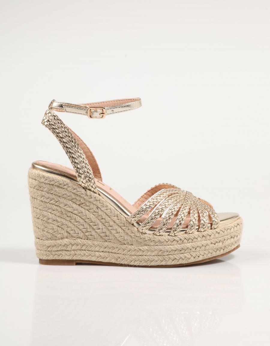 SANDALIAS AZAREY 562J604 en color Oro