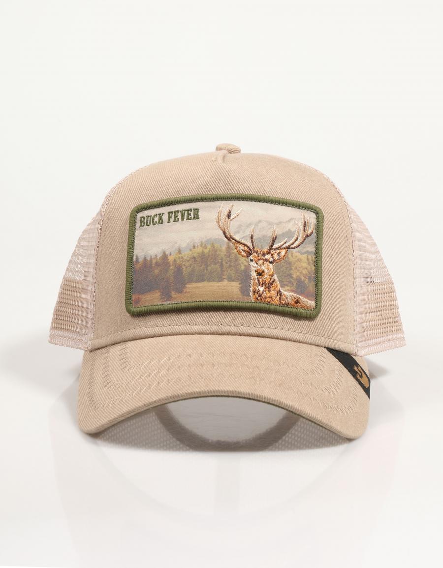 GORRA GOORIN BROS 101-2031 BUCK FEVER WILD HEART en color Beige