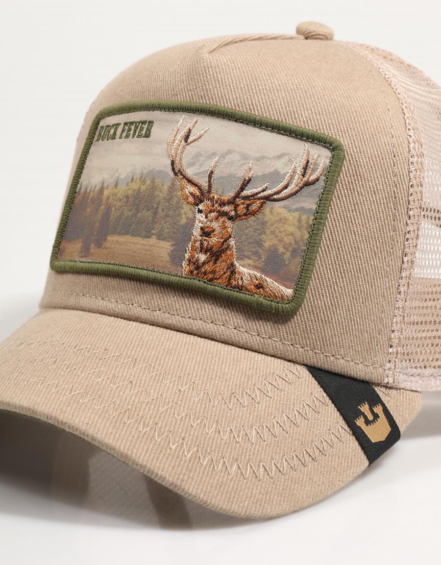 GORRA GOORIN BROS 101-2031 BUCK FEVER WILD HEART en color Beige