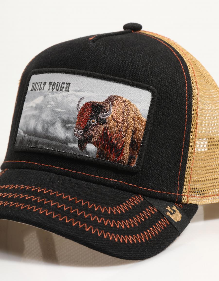 GORRA GOORIN BROS 101-2028 BUILT TOUGH WILD HEART en color Negro