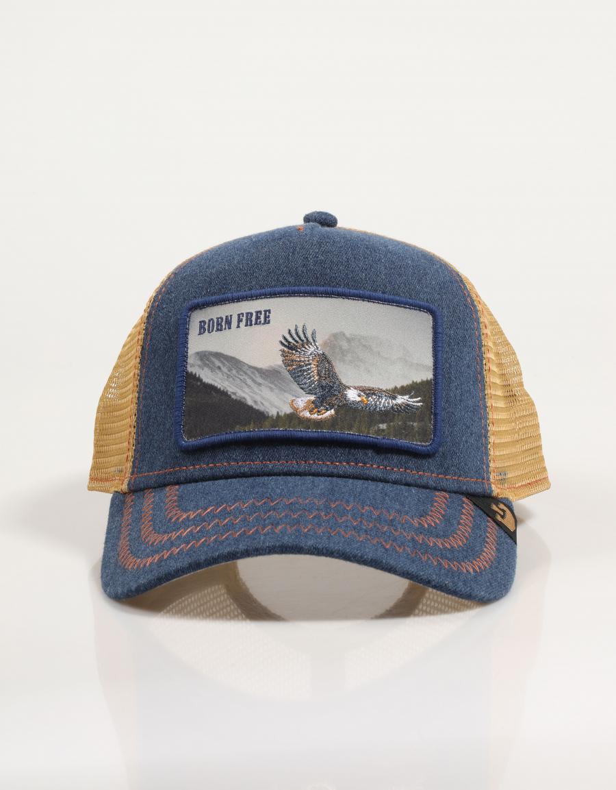 GORRA GOORIN BROS 101-2030 BORN FREE WILD HEART en color Azul marino