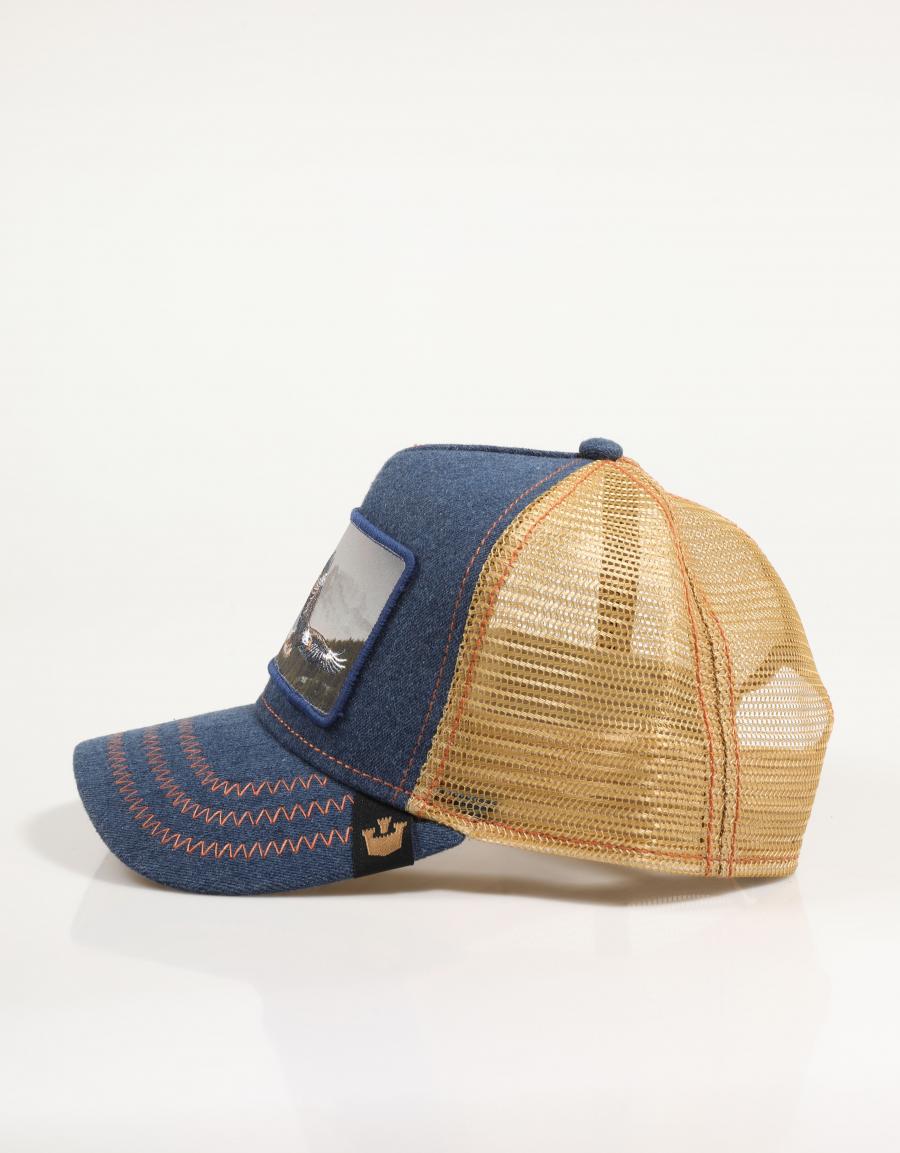 GORRA GOORIN BROS 101-2030 BORN FREE WILD HEART en color Azul marino