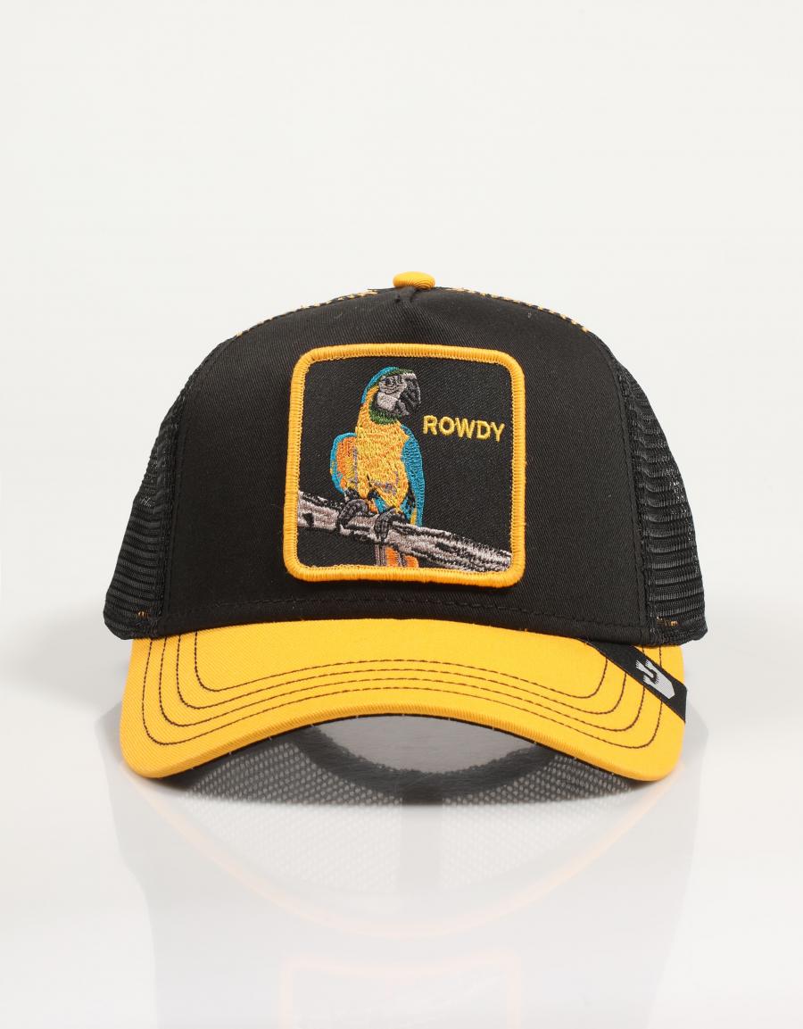 GORRA GOORIN BROS 101-1940 THE ROWDY BIRD en color Negro