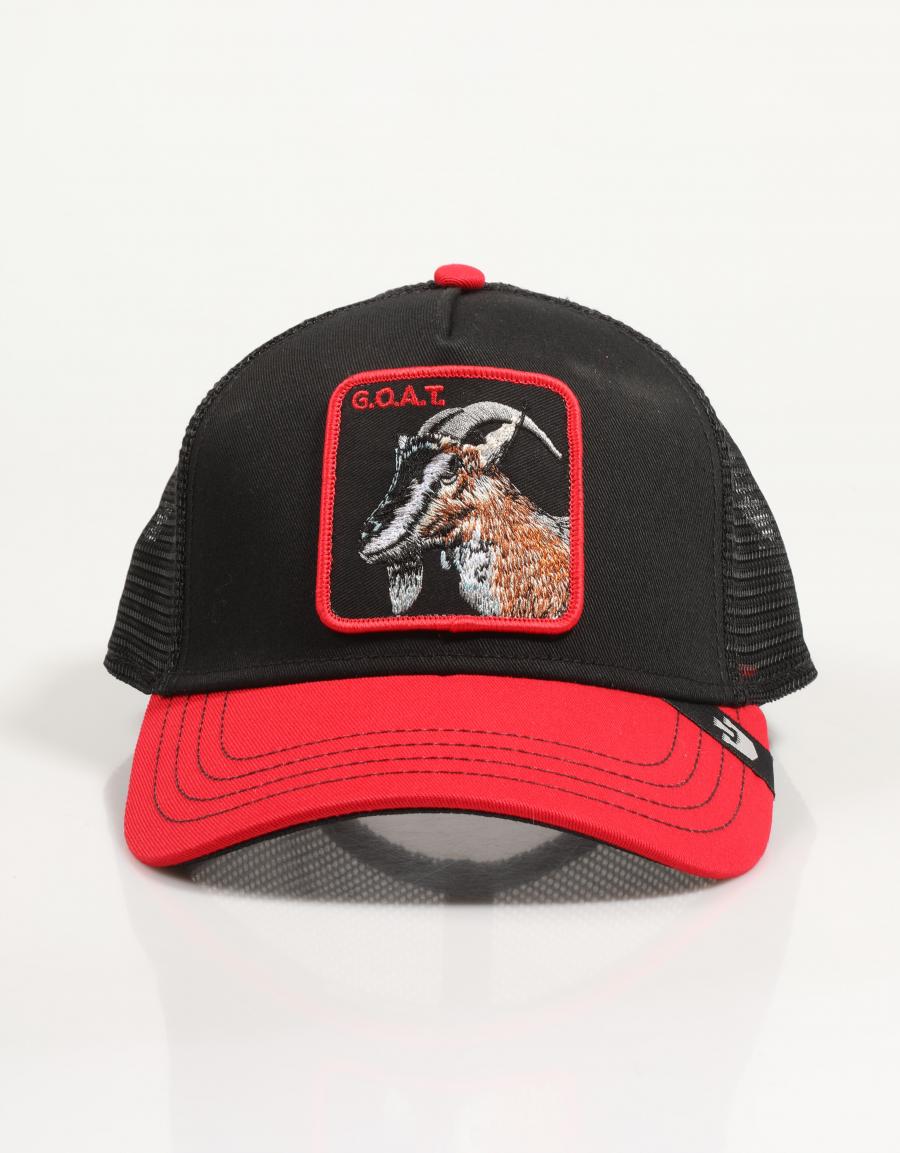 GORRA GOORIN BROS 101-1928 THE GOAT STEER FAB FARM en color Negro