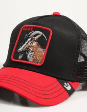 GORRA GOORIN BROS 101-1928 THE GOAT STEER FAB FARM en color Negro