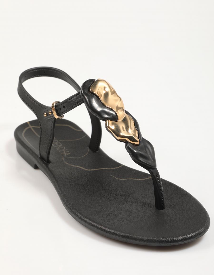 CHANCLAS GRENDHA 19035  REFINO SAND AD en color Negro