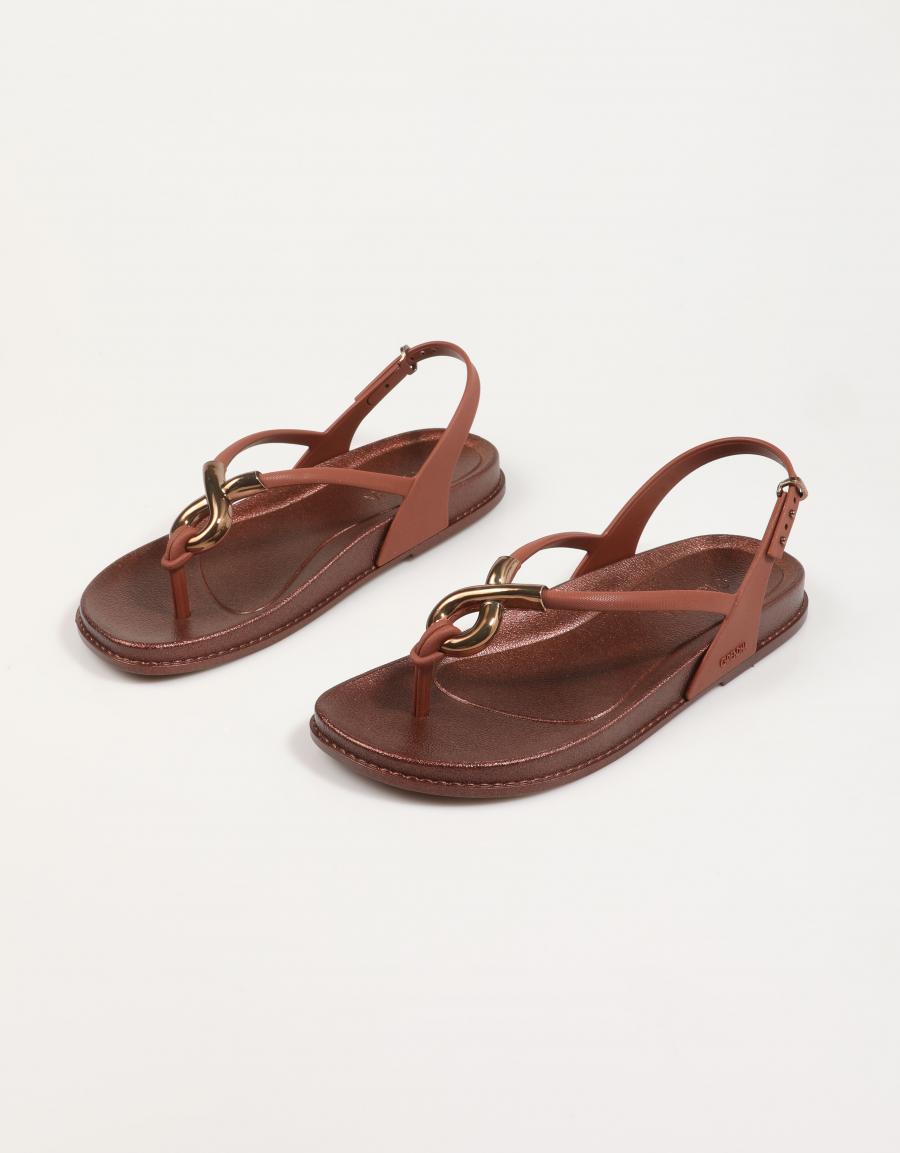 CHANCLAS GRENDHA 19036 MUSA SAND AD en color Marron