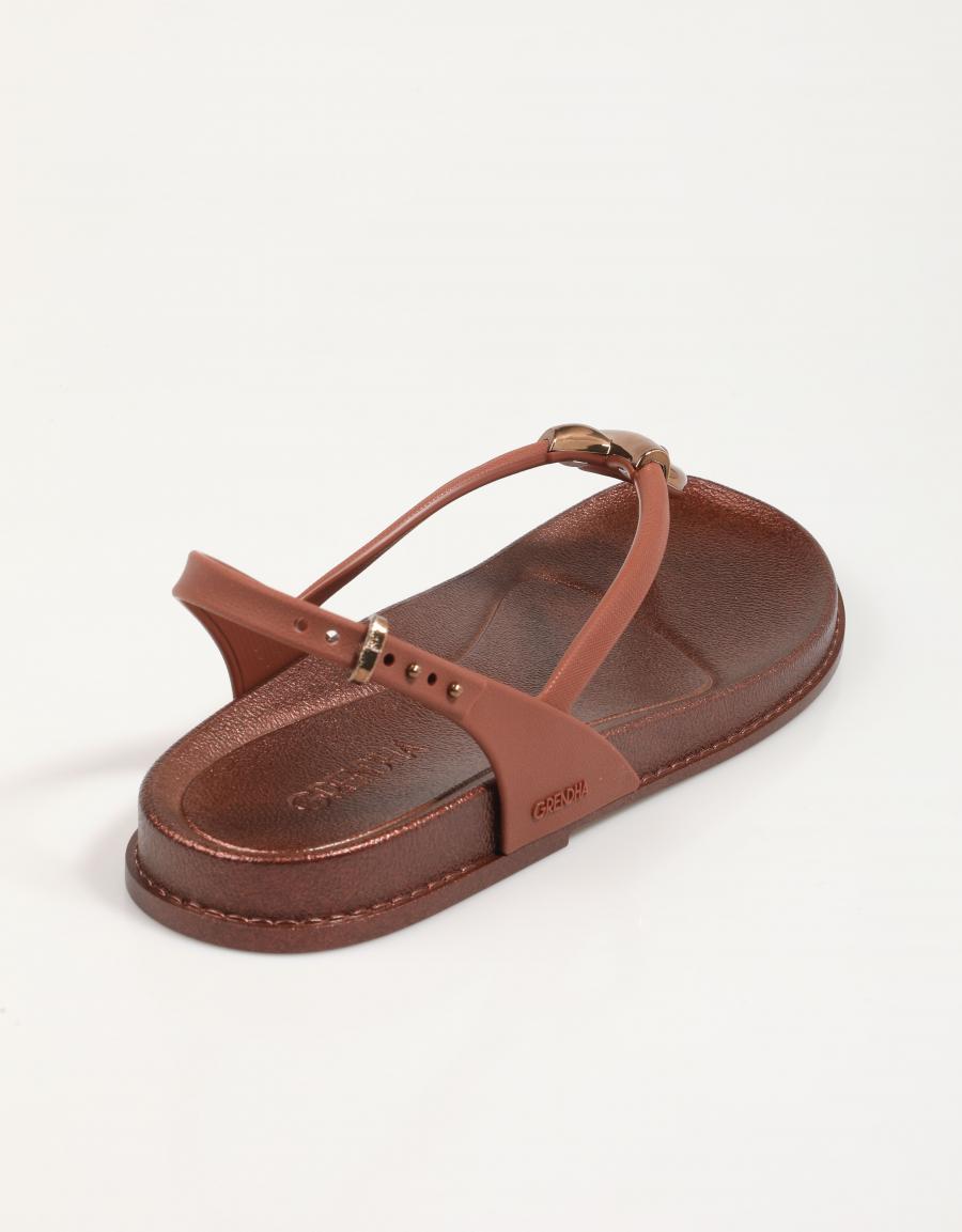 CHANCLAS GRENDHA 19036 MUSA SAND AD en color Marron