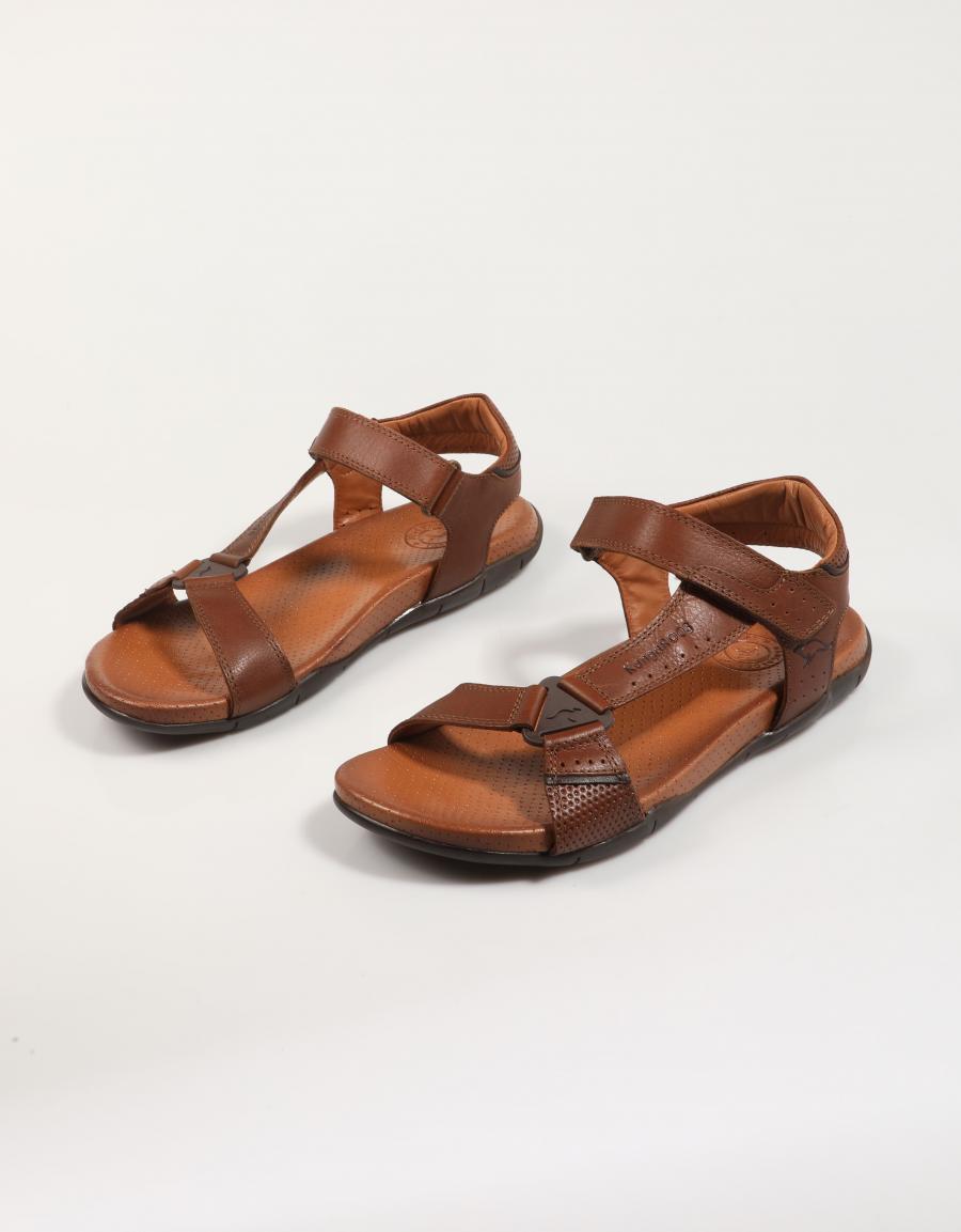 SANDALIAS KANGAROOS 856 en color Cuero