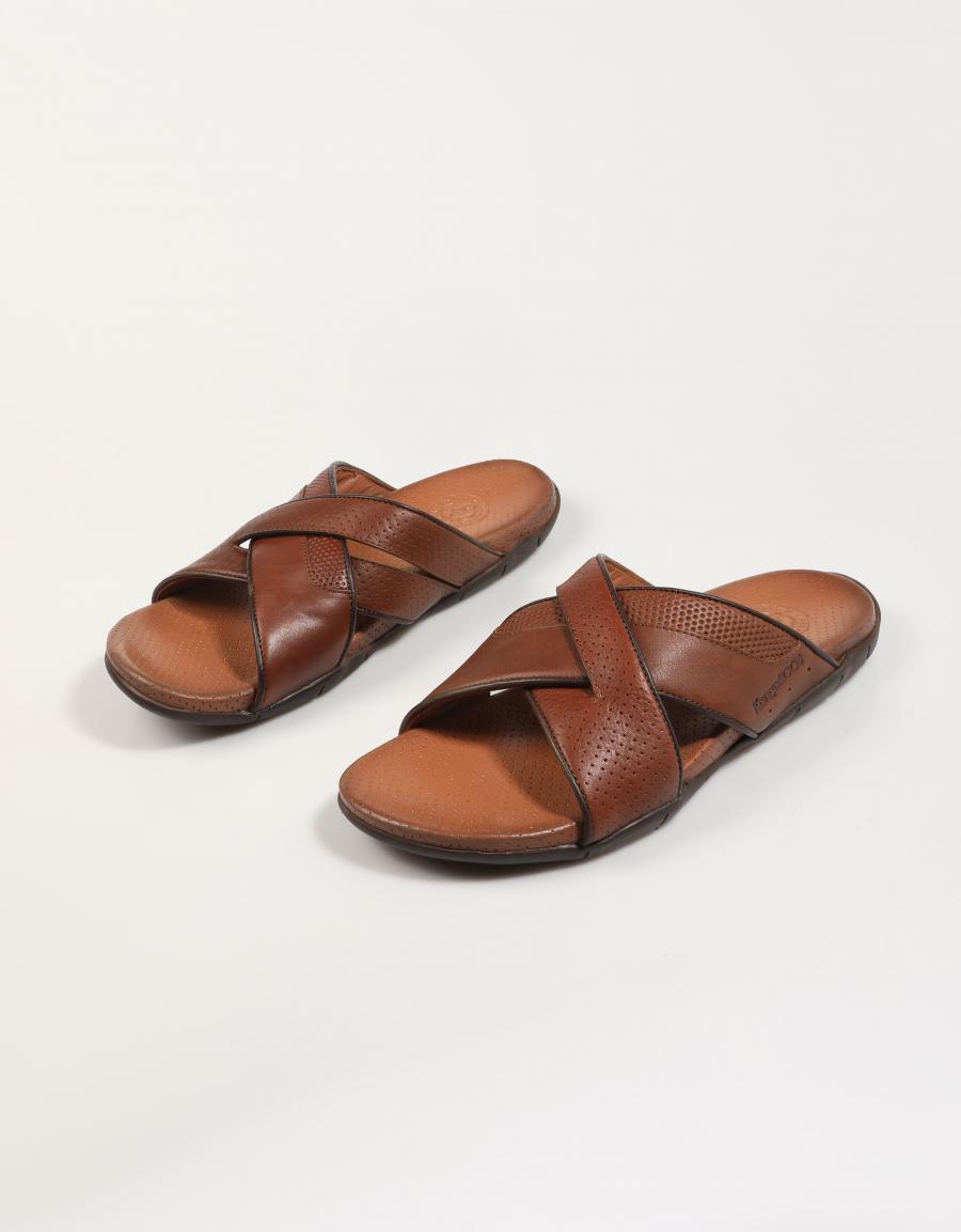 SANDALIAS KANGAROOS 853 en color Cuero